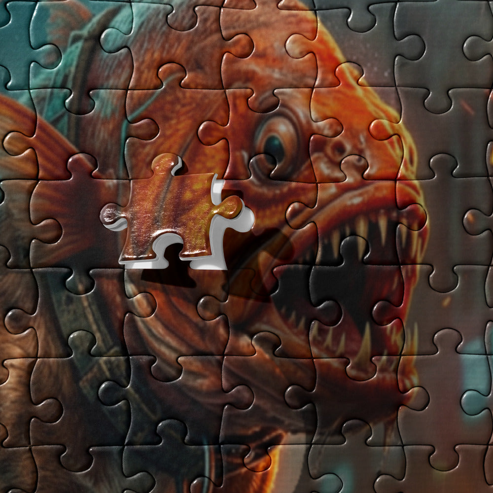 Fish Dog Jigsaw Puzzle