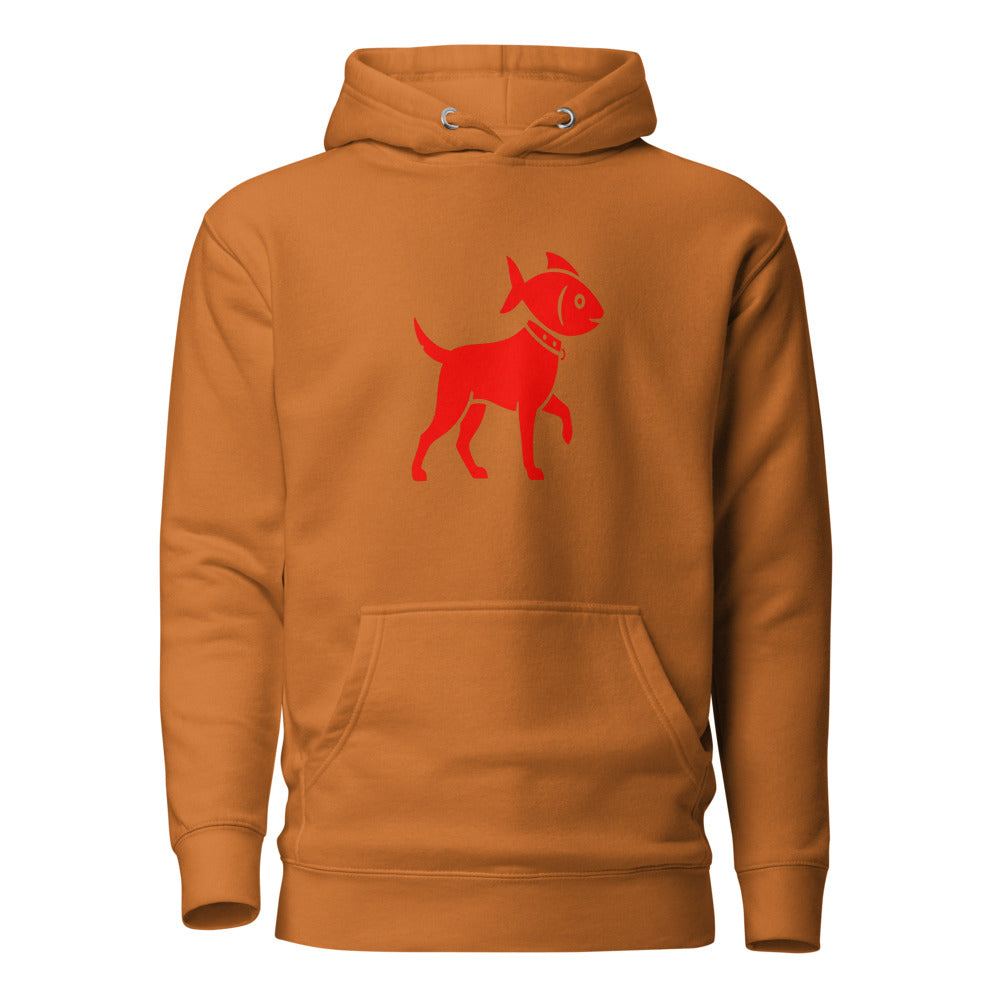 Fish Dog Icon Hoodie