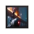East River Bridge Framed Poster