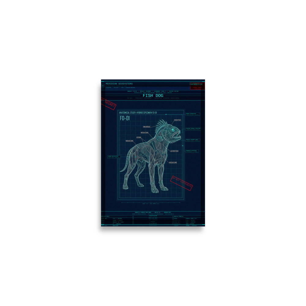 FD-01 Specimen Poster (Unframed)