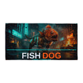 Fish Dog Beach Towel