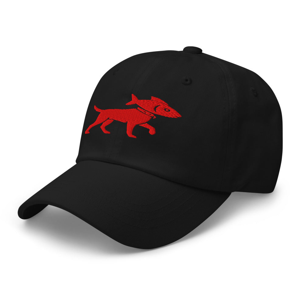 Fish Dog Icon Dad Hat