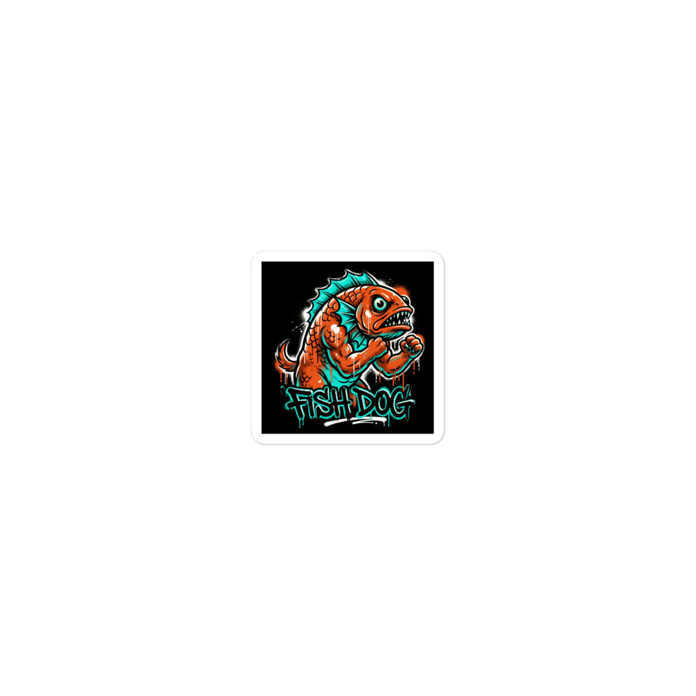 Fish Dog Die-Cut Sticker Pack