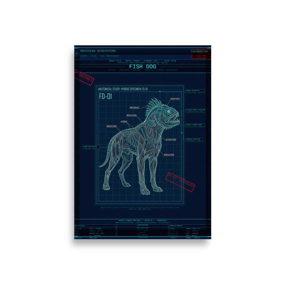 FD-01 Specimen Poster (Unframed)