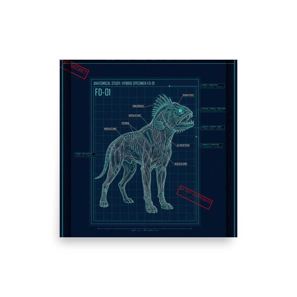 FD-01 Specimen Poster (Unframed)