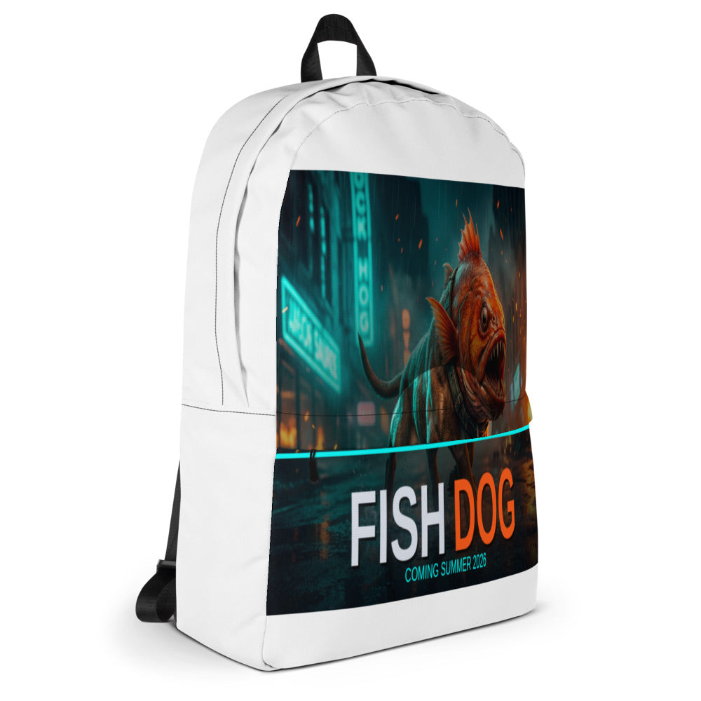 Fish Dog All-Over Print Backpack