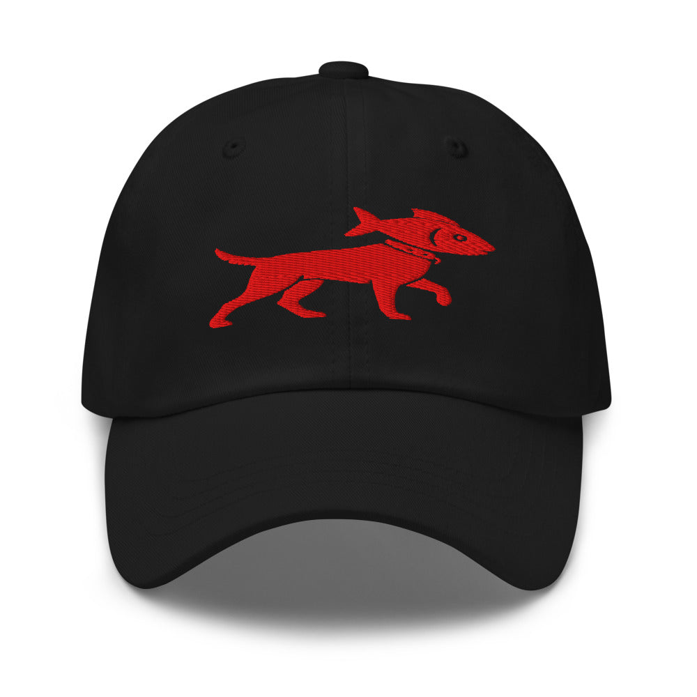 Fish Dog Icon Dad Hat