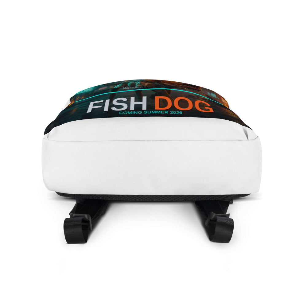 Fish Dog All-Over Print Backpack