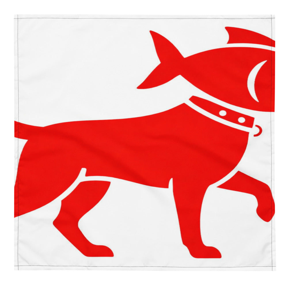 Fish Dog Icon Pet Bandana